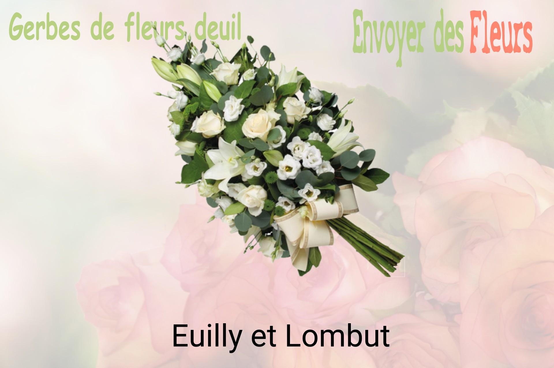 Gerbe de fleurs de deuil livrée à Euilly-et-Lombut